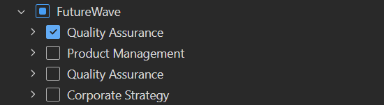Recursive TreeView selection with a partially selected branch